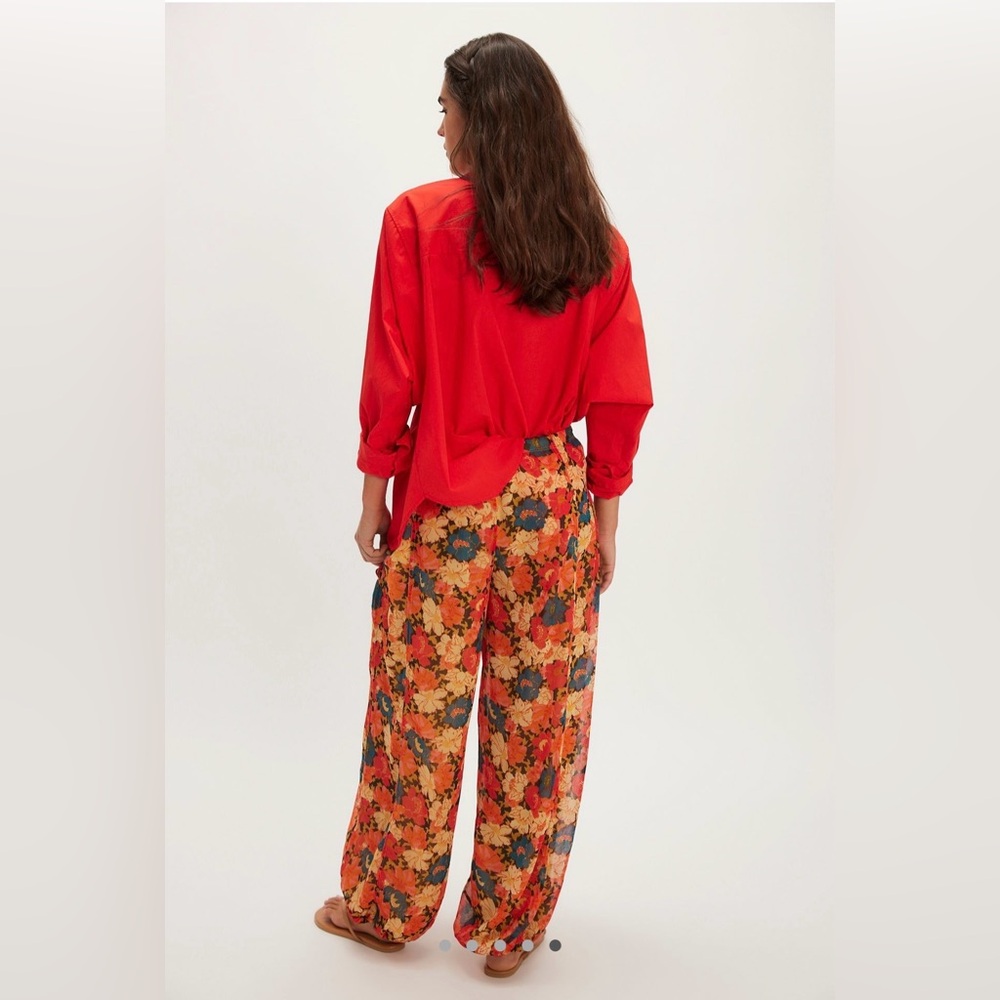 Free People Misty Printed Bubble Pant Size S NWT - Picture 4 of 5